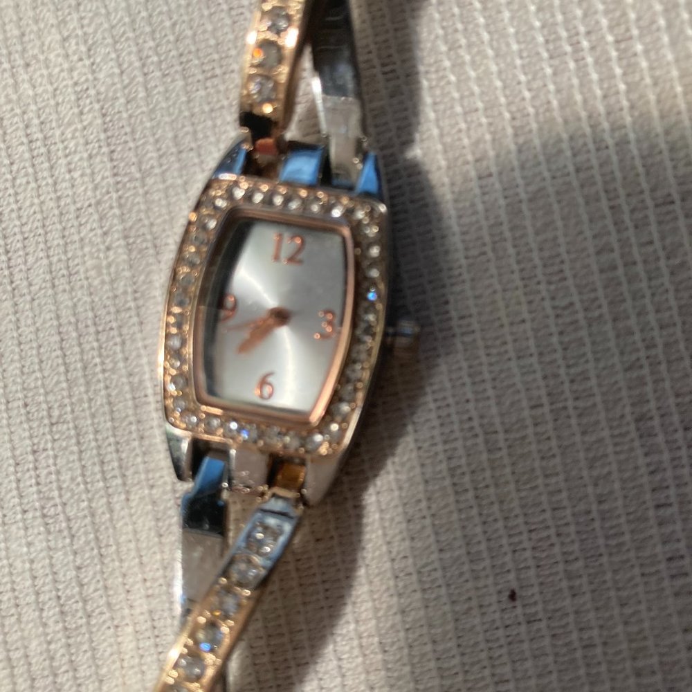 Women's rhinestone classy dressy watch
